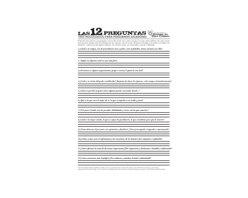 Las 12 preguntas